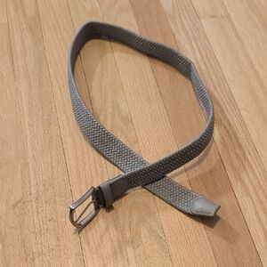 State And Liberty Men's Casual Start Belt -Grey Braided